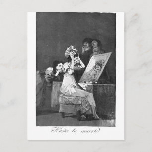 Francisco Goya- Till dood Briefkaart