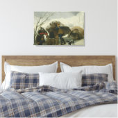 Francisco Goya - Winter Scene Canvas Afdruk (Insitu (Slaapkamer))