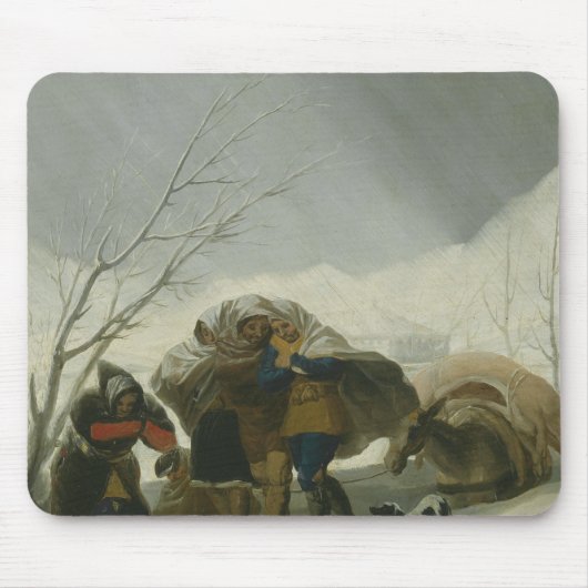 Francisco Goya - Winter Scene Muismat (Voorkant)