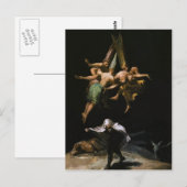 Francisco Goya- Witches in de lucht Briefkaart (Voorkant / Achterkant)