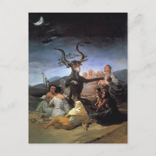 Francisco Goya- Witches Sabbat Briefkaart
