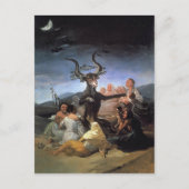Francisco Goya- Witches Sabbat Briefkaart (Voorkant)