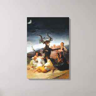 Francisco Goya Witches' Sabbat Canvas Afdruk