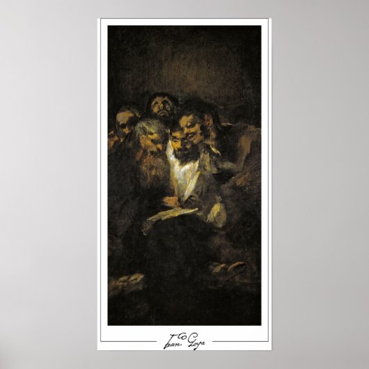 Francisco Goya Zedign Art Poster #179 (Voorkant)