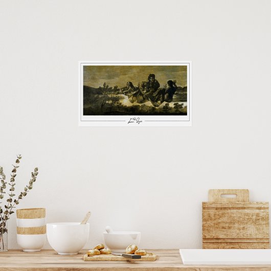 Francisco Goya Zedign Art Poster #22 (Keuken)