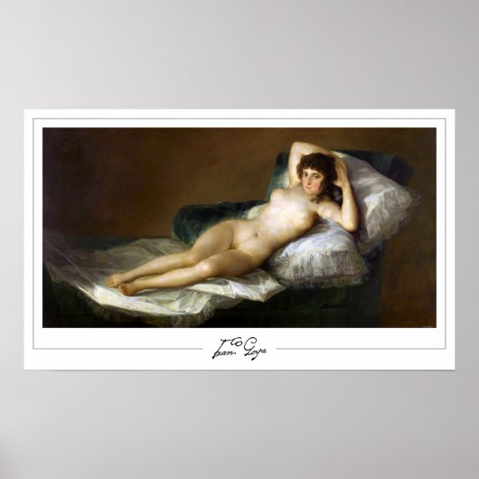 Francisco Goya Zedign Art Poster #251 (Voorkant)