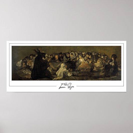 Francisco Goya Zedign Art Poster #262 (Voorkant)
