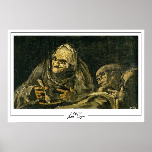 Francisco Goya Zedign Art Poster #267 (Voorkant)