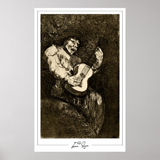 Francisco Goya Zedign Art Poster #411 (Voorkant)