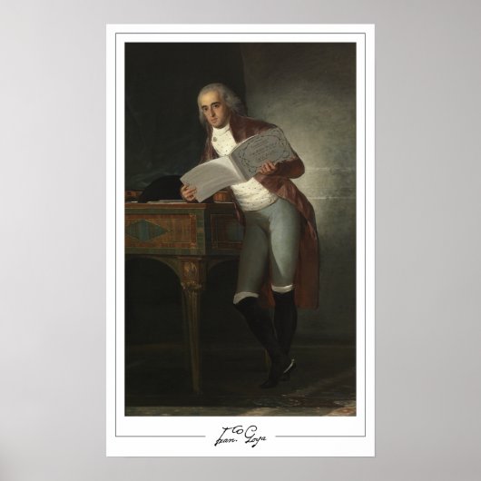 Francisco Goya Zedign Art Poster #415 (Voorkant)