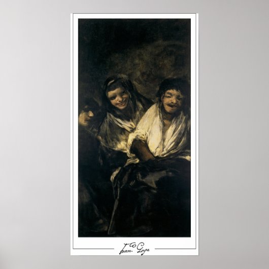 Francisco Goya Zedign Art Poster #433 (Voorkant)
