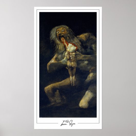Francisco Goya Zedign Art Poster #457 (Voorkant)