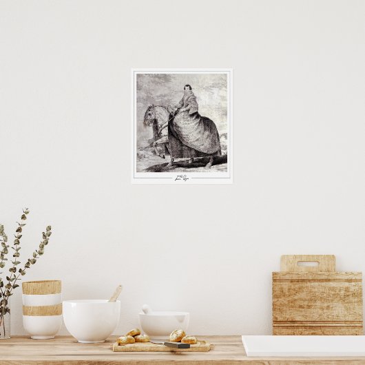 Francisco Goya Zedign Art Poster #505 (Keuken)