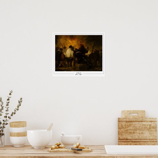 Francisco Goya Zedign Art Poster #506 (Keuken)