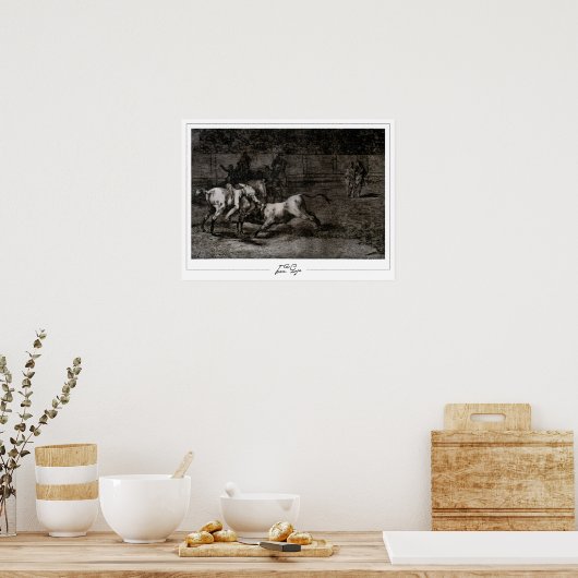 Francisco Goya Zedign Art Poster #510 (Keuken)