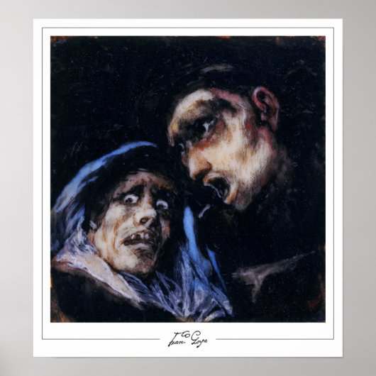 Francisco Goya Zedign Art Poster #514 (Voorkant)