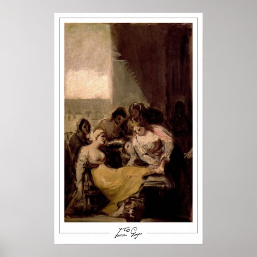 Francisco Goya Zedign Art Poster #515 (Voorkant)