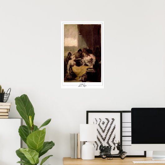 Francisco Goya Zedign Art Poster #515 (Thuiskantoor)