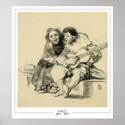 Francisco Goya Zedign Art Poster #516 (Voorkant)