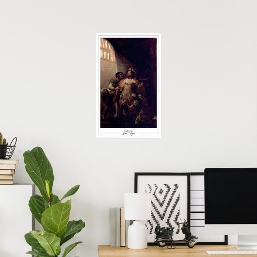 Francisco Goya Zedign Art Poster #524 (Thuiskantoor)