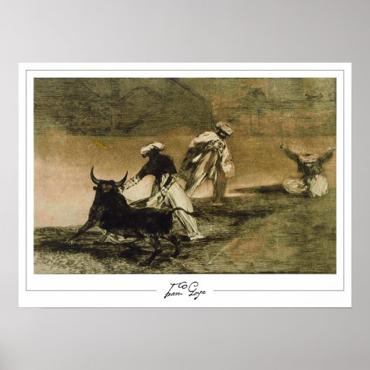 Francisco Goya Zedign Art Poster #527 (Voorkant)