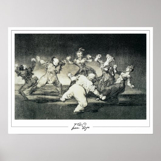 Francisco Goya Zedign Art Poster #529 (Voorkant)