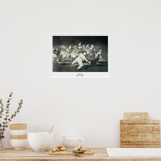 Francisco Goya Zedign Art Poster #529 (Keuken)