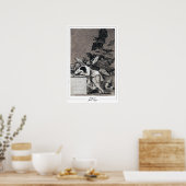 Francisco Goya Zedign Kunstposter #102 Poster (Keuken)