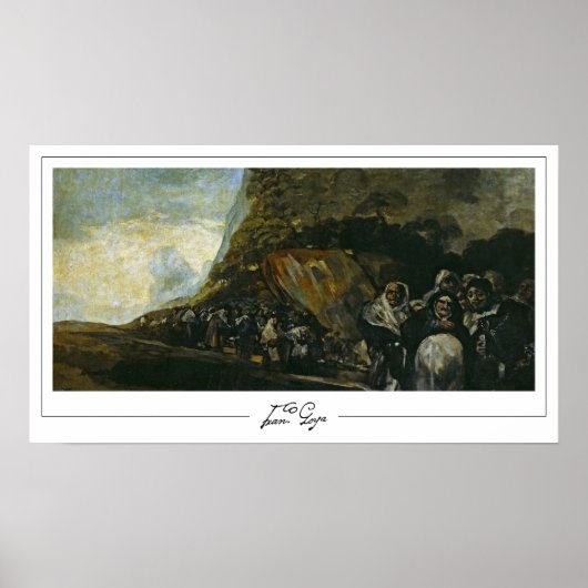 Francisco Goya Zedign Kunstposter #105 Poster (Voorkant)