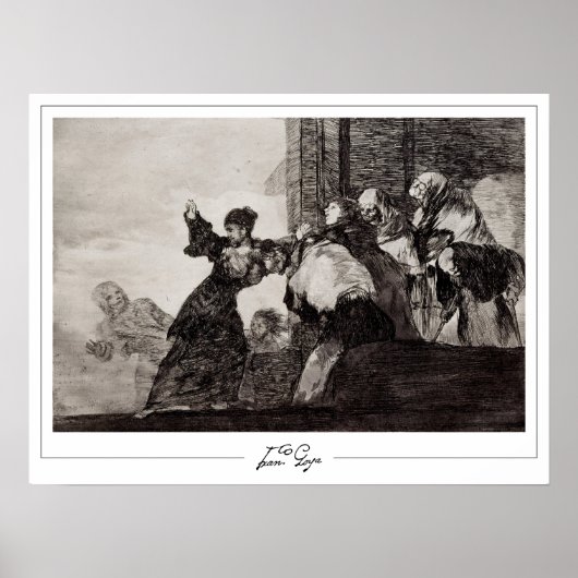 Francisco Goya Zedign Kunstposter #504 Poster (Voorkant)