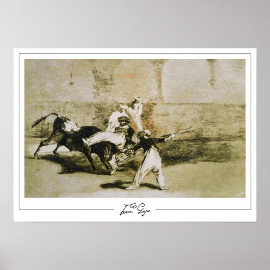 Francisco Goya Zedign Kunstposter #521 Poster (Voorkant)