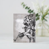 Francisco Goya, zelfde van Los desastres de la  Briefkaart (Staand voorkant)