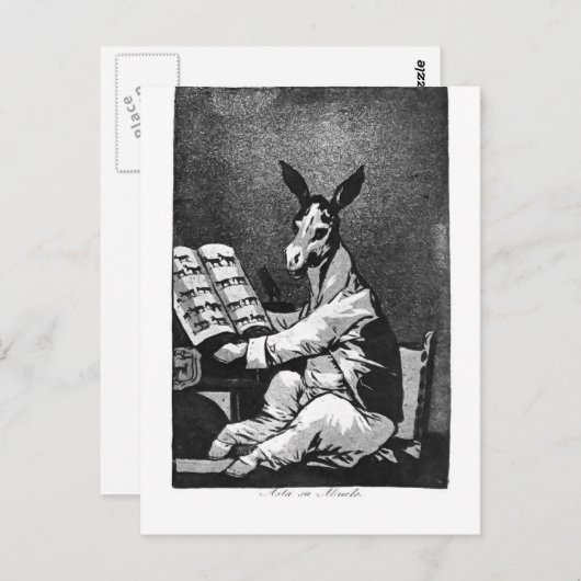 Francisco Goya- Zo ver terug als zijn grootvader Briefkaart (Voorkant / Achterkant)