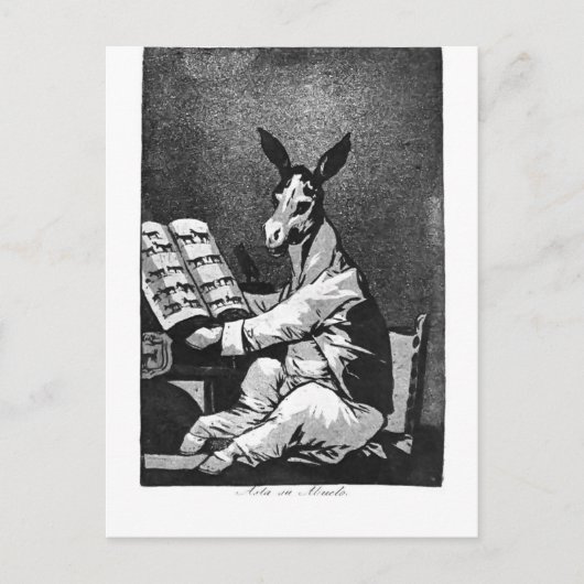 Francisco Goya- Zo ver terug als zijn grootvader Briefkaart (Voorkant)