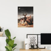 Francisco Goya's raadselachtige heksensabbat Poster (Thuiskantoor)