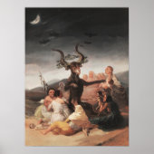 Francisco Goya's raadselachtige heksensabbat Poster (Voorkant)
