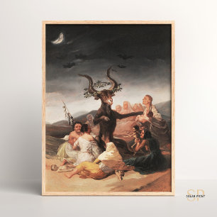 Francisco Goya's raadselachtige heksensabbat Poster