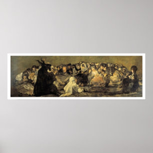 Francisco Goya's Witches Sabbat Poster