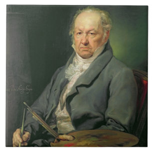 Francisco Jose de Goya, 1826 (olie op doek) Tegeltje