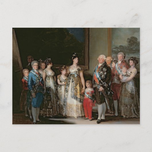 Francisco Jose de Goya y Lucientes | Charles IV a Briefkaart (Voorkant)