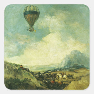 Francisco Jose de Goya y Lucientes De ballon o Vierkante Sticker
