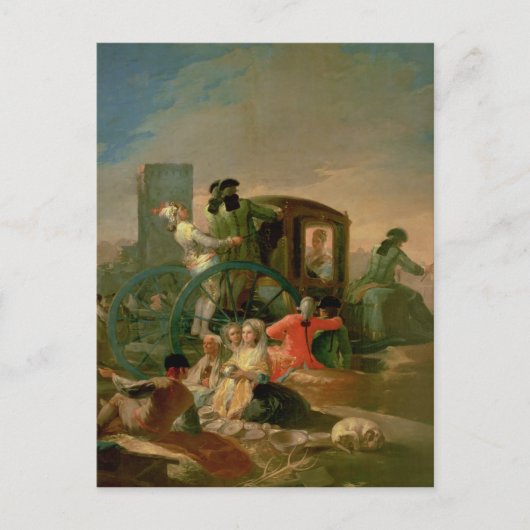Francisco Jose de Goya y Lucientes | De batterij V Briefkaart (Voorkant)