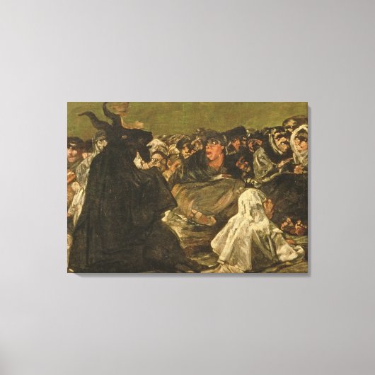 Francisco Jose de Goya y Lucientes | De heksen Canvas Afdruk (Voorkant)