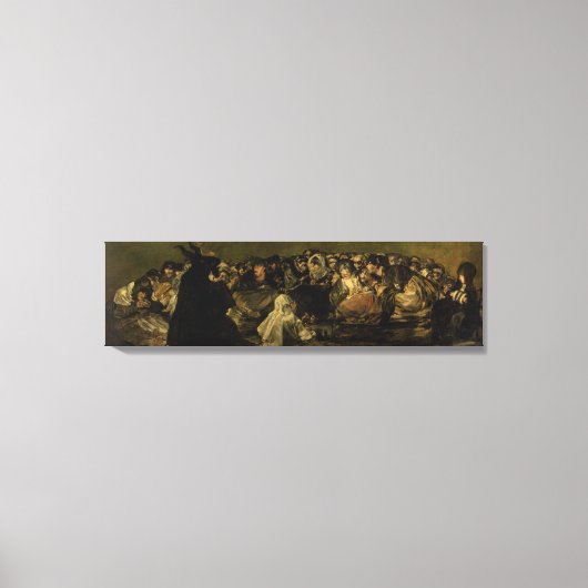 Francisco Jose de Goya y Lucientes | De heksen Canvas Afdruk (Voorkant)