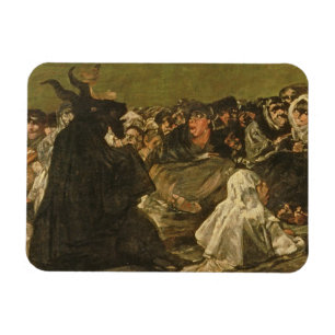 Francisco Jose de Goya y Lucientes   De heksen  Magneet