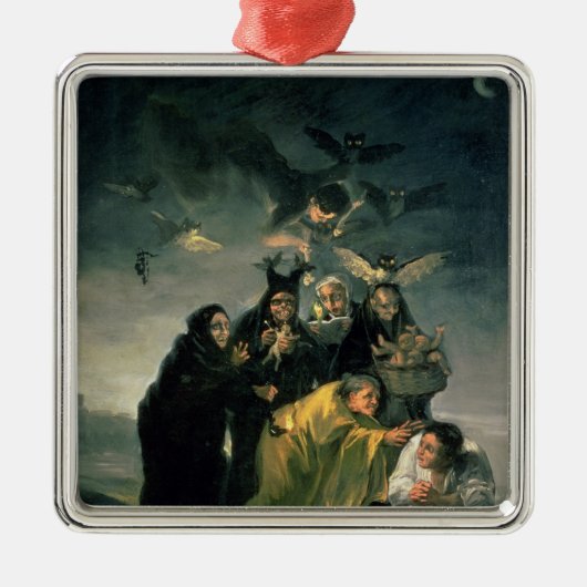 Francisco Jose de Goya y Lucientes | De heksen  Metalen Ornament (Voorkant)