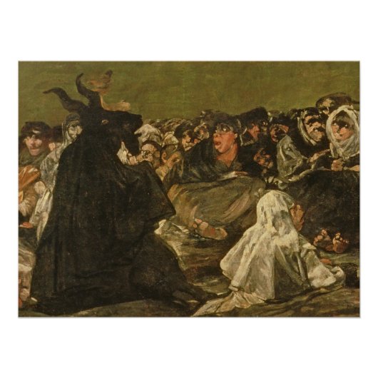 Francisco Jose de Goya y Lucientes | De heksen Perfect Poster (Voorkant)