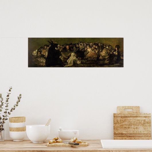 Francisco Jose de Goya y Lucientes | De heksen Poster (Keuken)