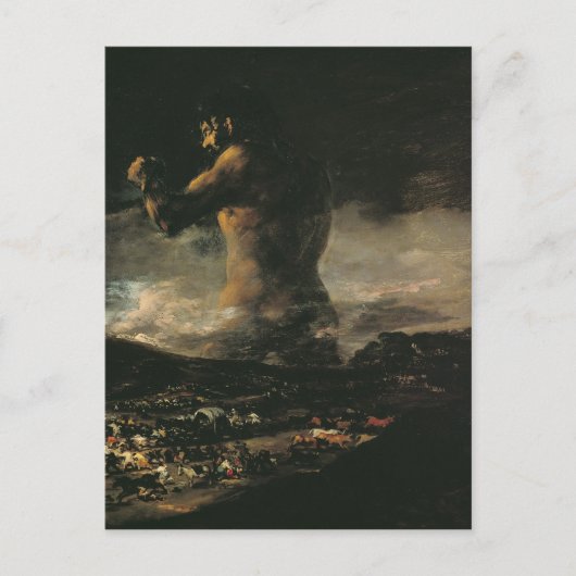 Francisco Jose de Goya y Lucientes | de kolos, Briefkaart (Voorkant)