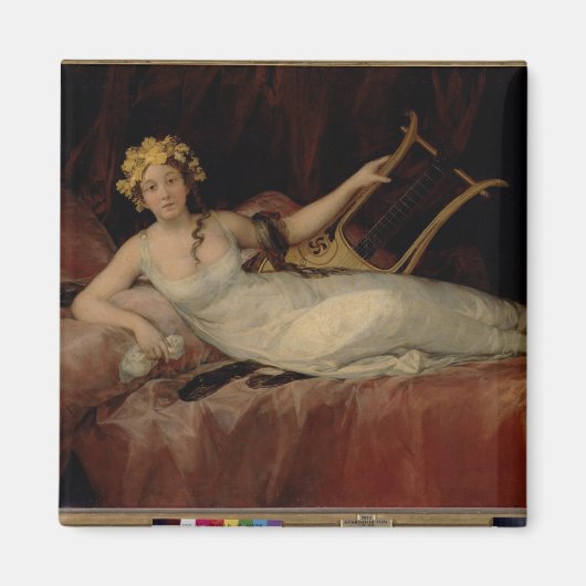 Francisco Jose de Goya y Lucientes | De Marquesa Magneet (Voorkant)